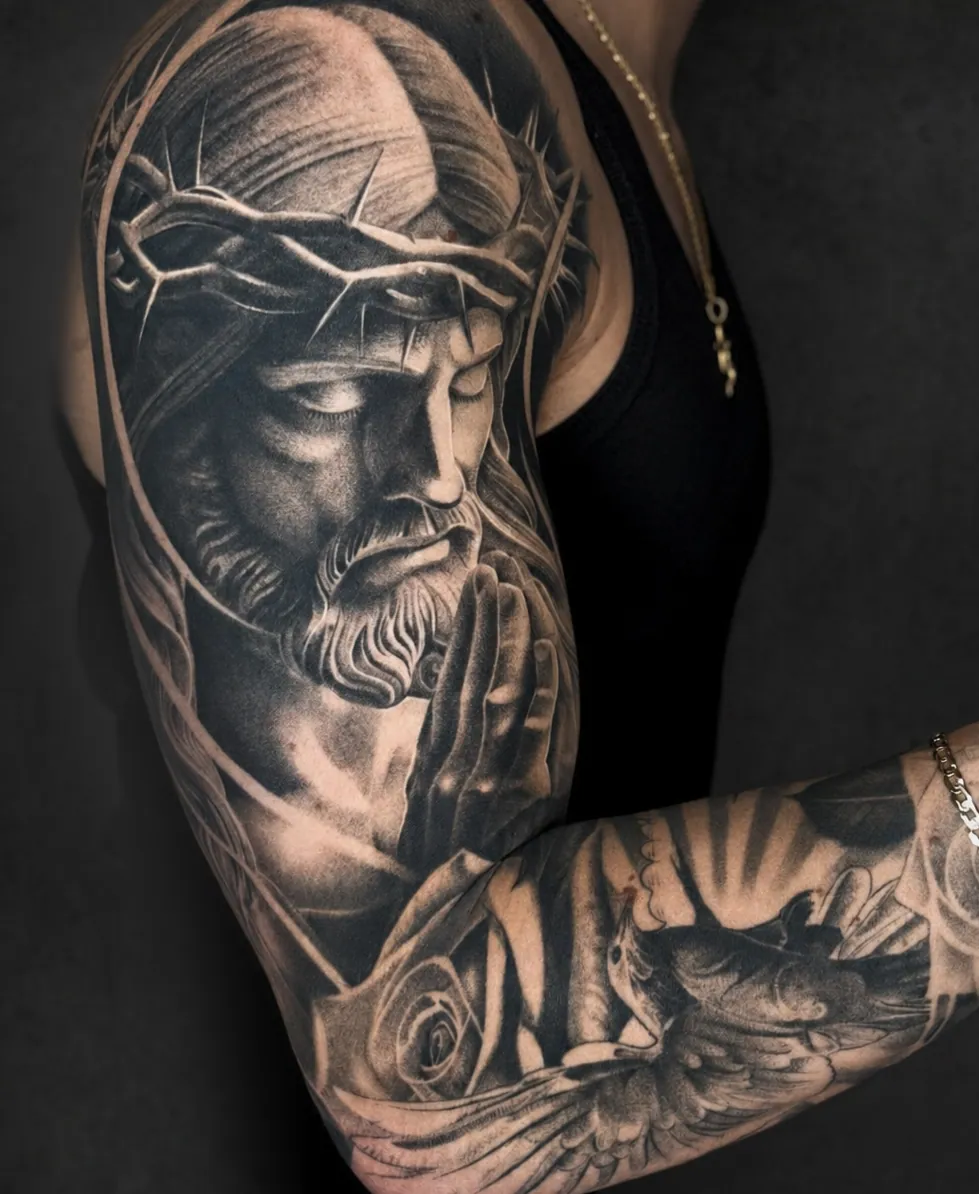 Black and grey tattoo portfolio image 1
