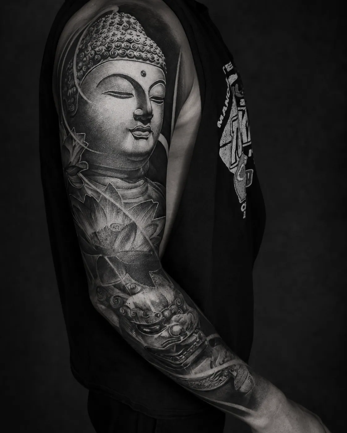 Black and grey tattoo portfolio image 5