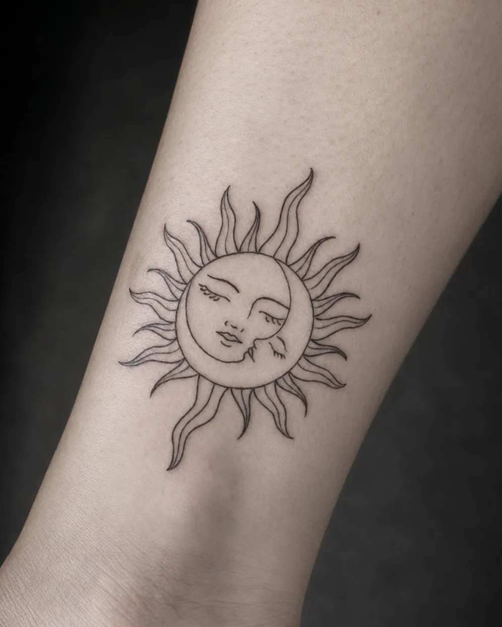Fine-line tattoo portfolio image 1
